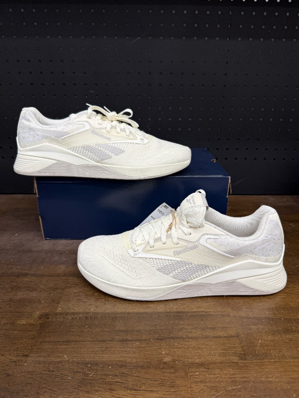 New W/O Box! Men's Reebok Nano X4 'Vintage Chalk Camo' Cream Training Sneakers